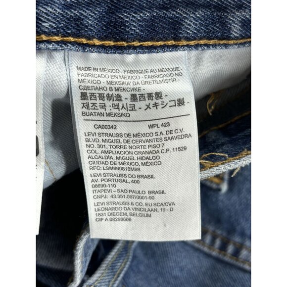 Levi's 550 Comfort Fit Jeans Men's W48 L29 Relaxed Fit Blue Denim - Picture 5 of 8